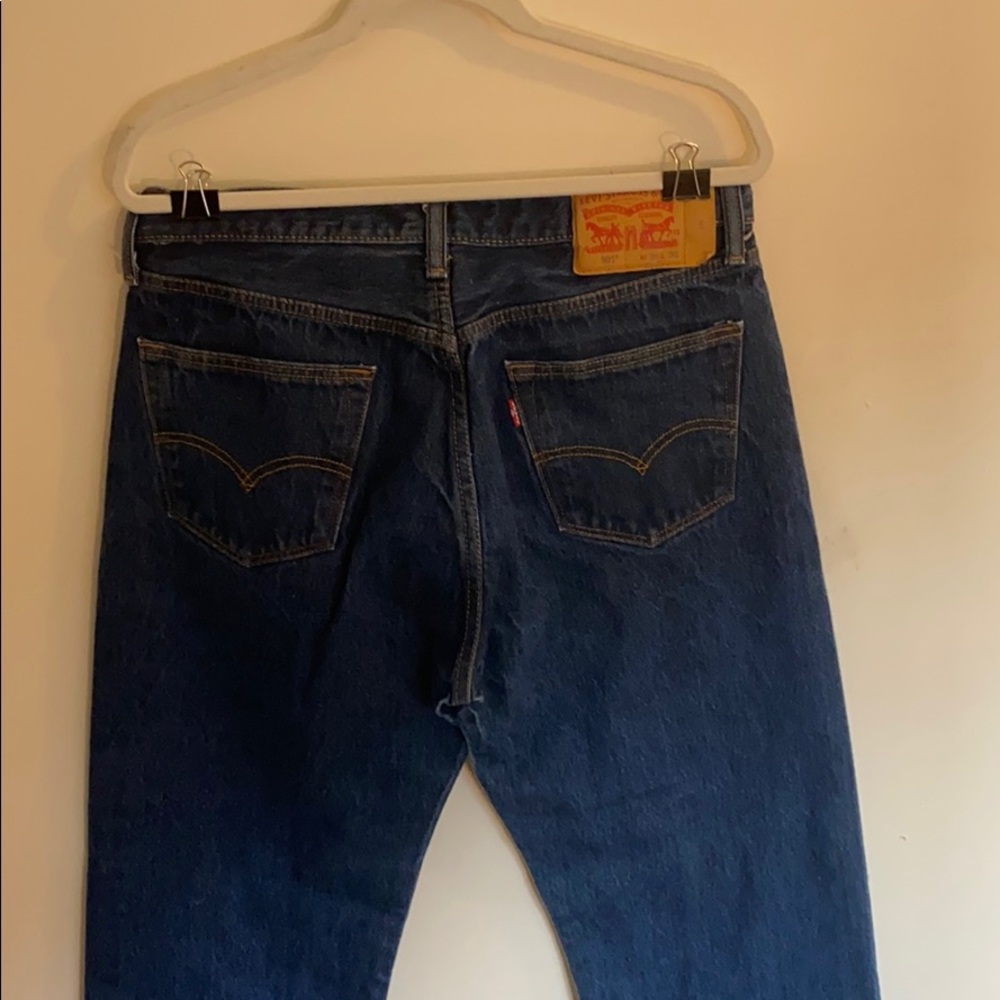 Dark Wash Levi 501 Jeans